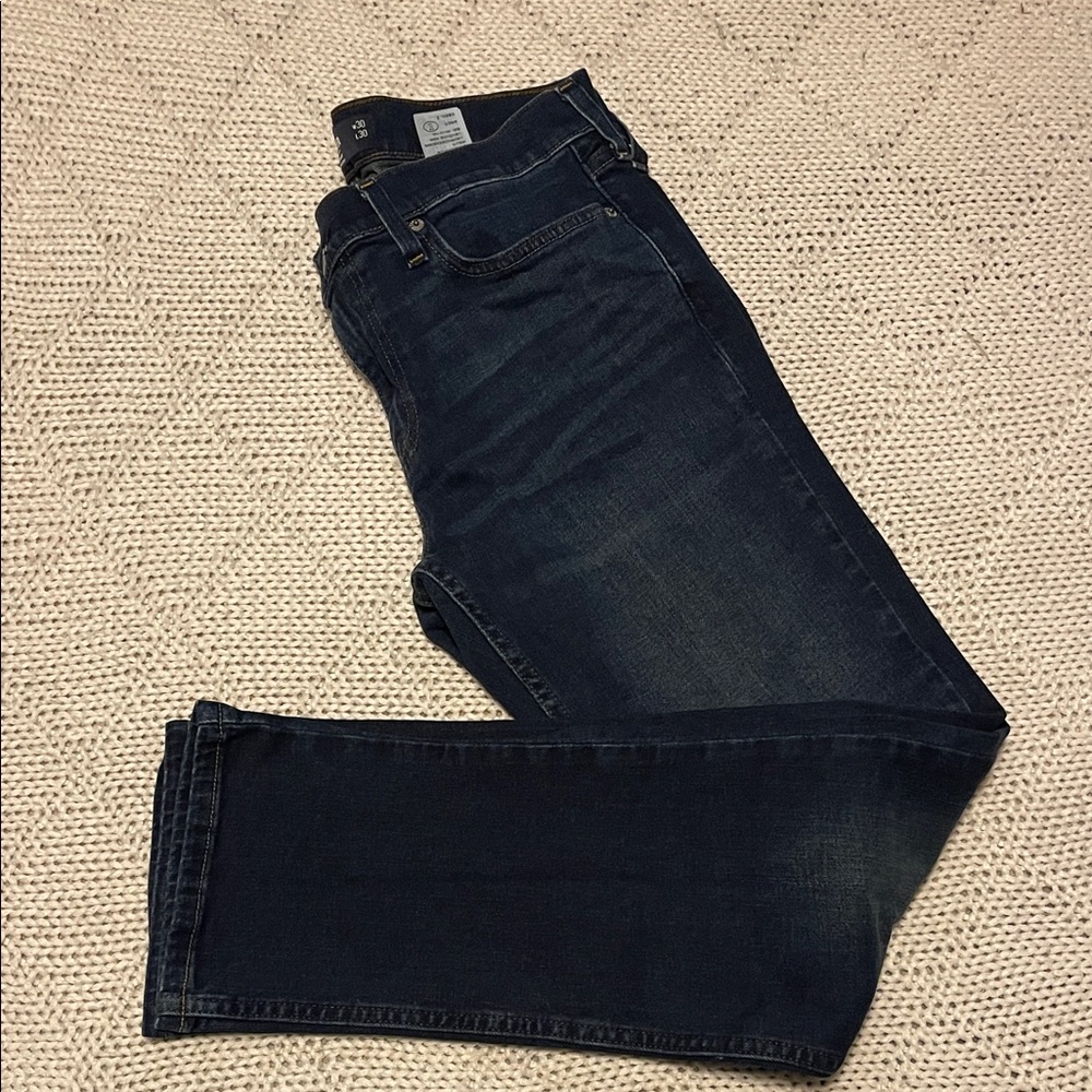 Hollister Slim Straight Epic Flex Jeans Dark Wash W30 L30